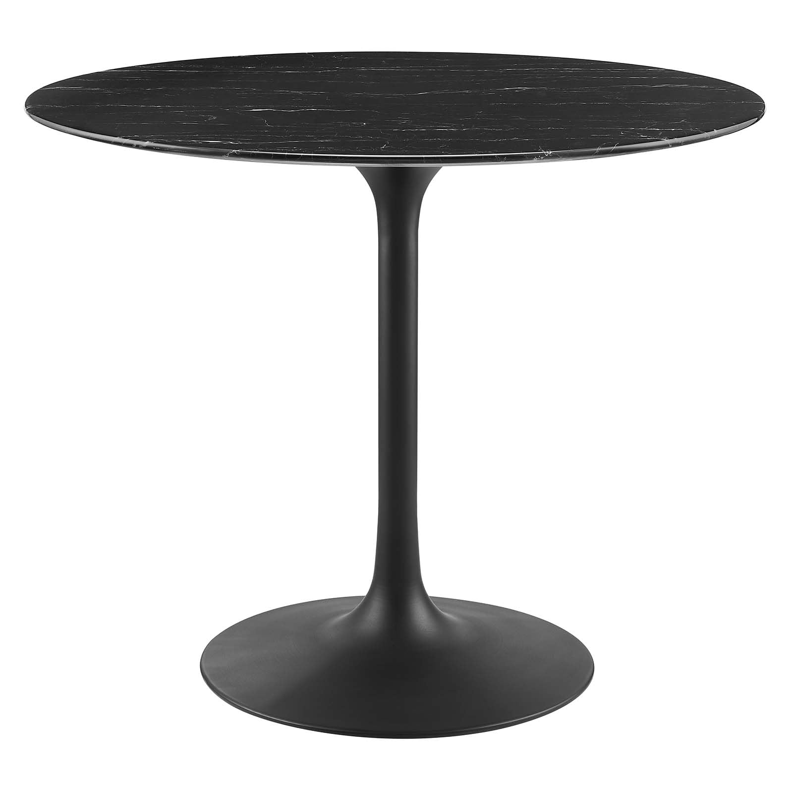 Modway Lippa Dining Table, 36", Black Black